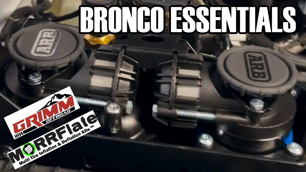 2023 Bronco ARB Compressor Install and Morrflate Demo