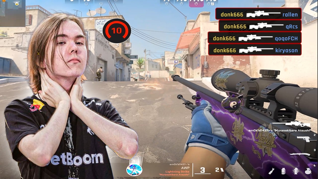 donk PLAYS FACEIT LVL 10 | 5100 ELO