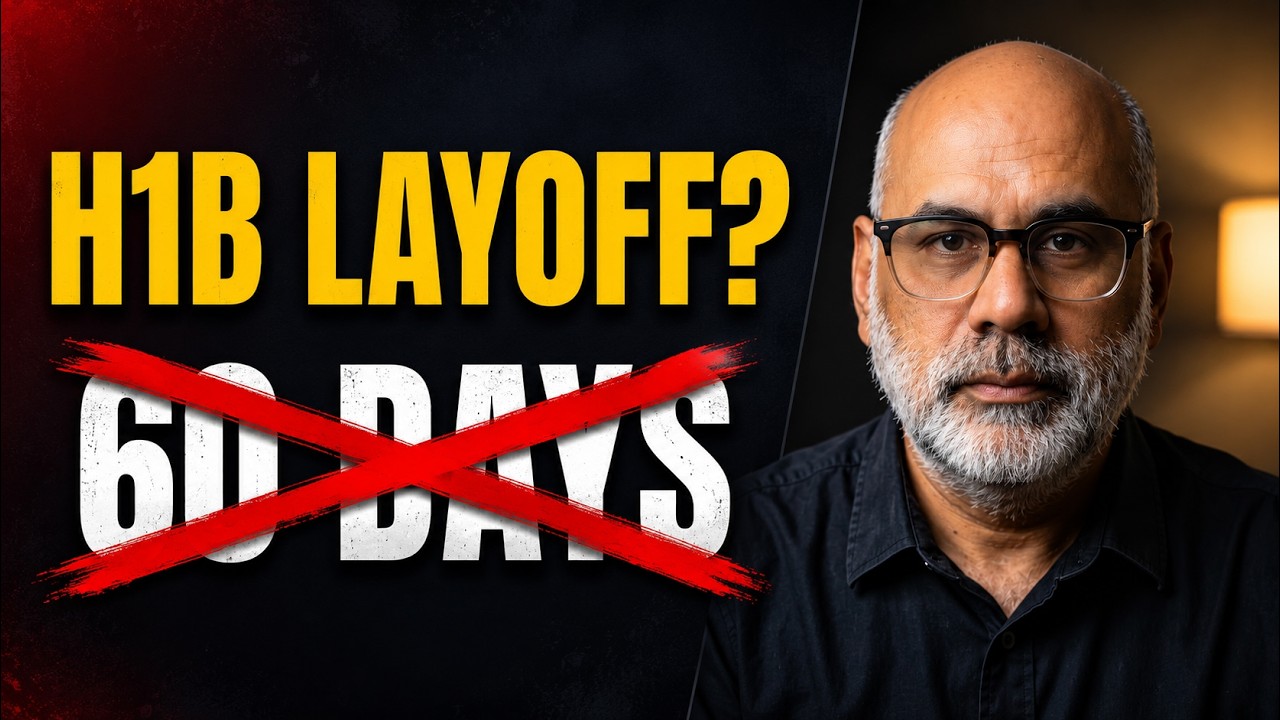 H1B Layoffs- You Don't Have 60 Days! |MindVoyz