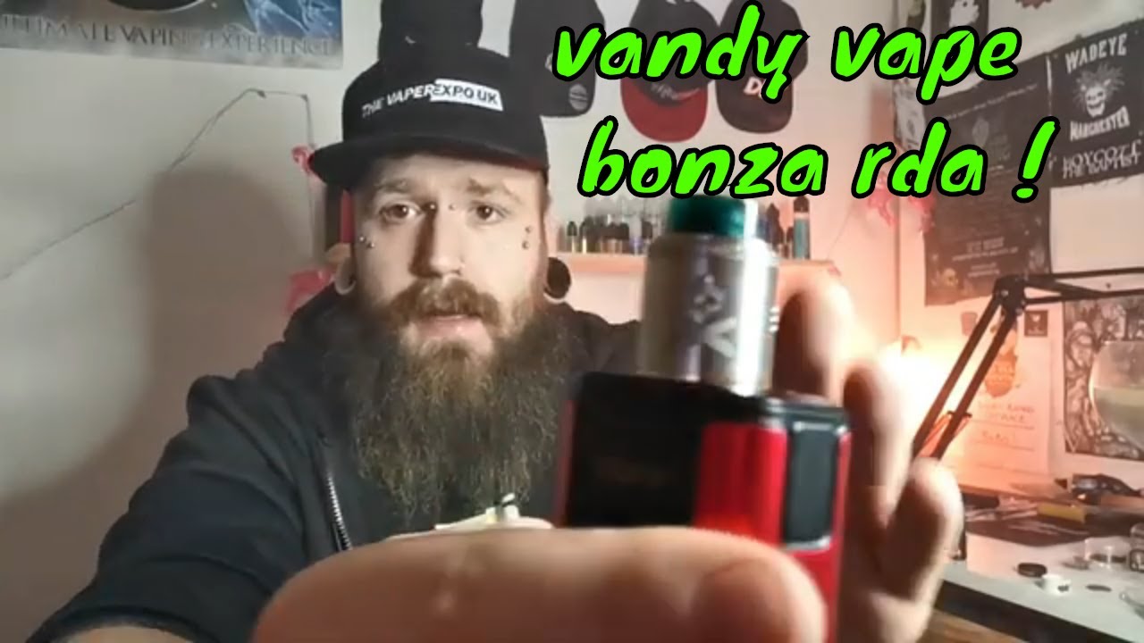 Vandy Vape Bonza Rda - build wick and review by the vapery
