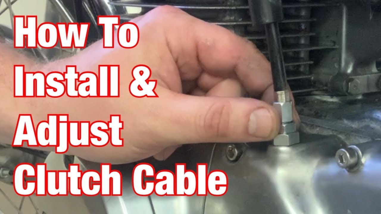 How To Adjust Honda CB350 CL350 Clutch Cable: Part 195