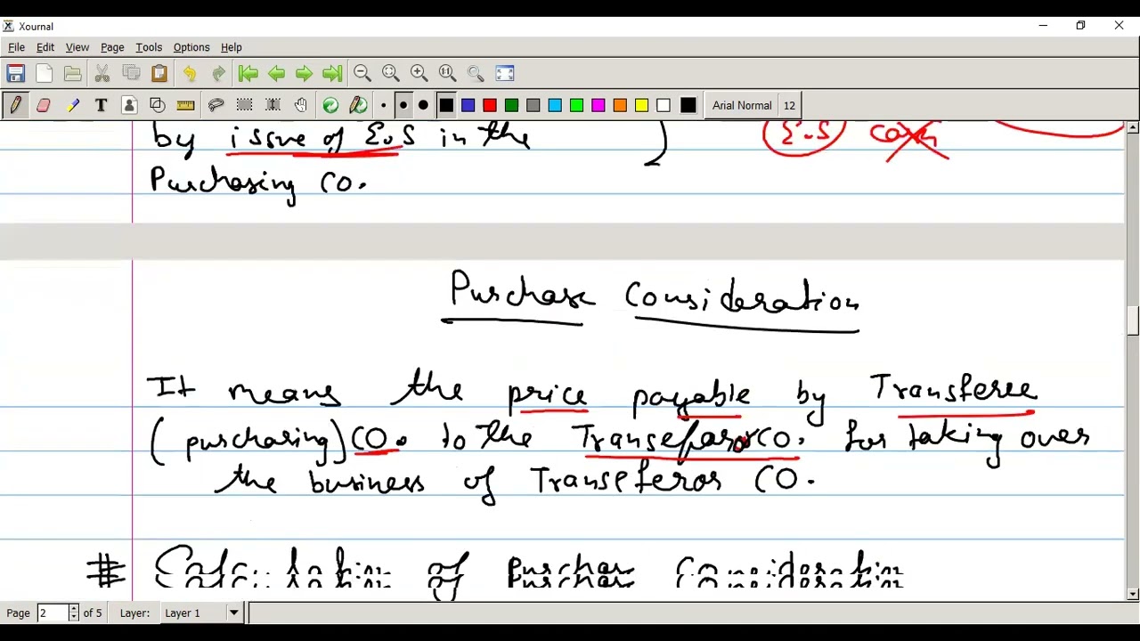 Amalagamation of companies! How to calculate purchase consideration!