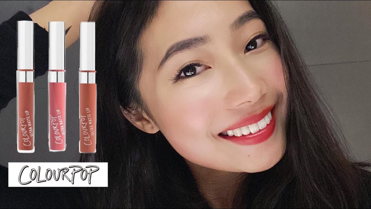 BEST COLOURPOP MATTE LIQUID LIPSTICKS | Top 3 Shades that YOU NEED! Review & Swatches 必买雾面口红试色适合亚洲肤色