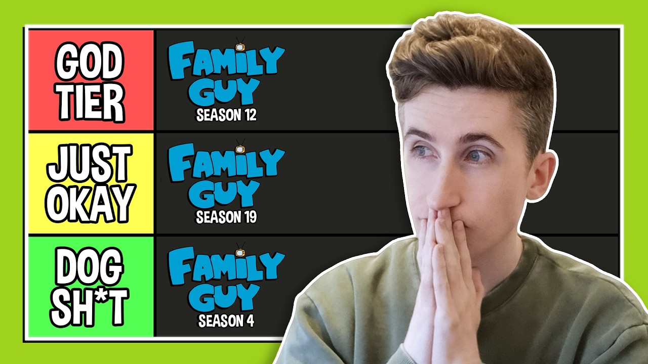 I Ranked Every Season of Family Guy!