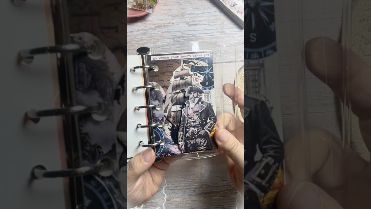 ASMR Journal | Pirates ✨🎀 | #scrapbooking #tranquiljournal #pirates