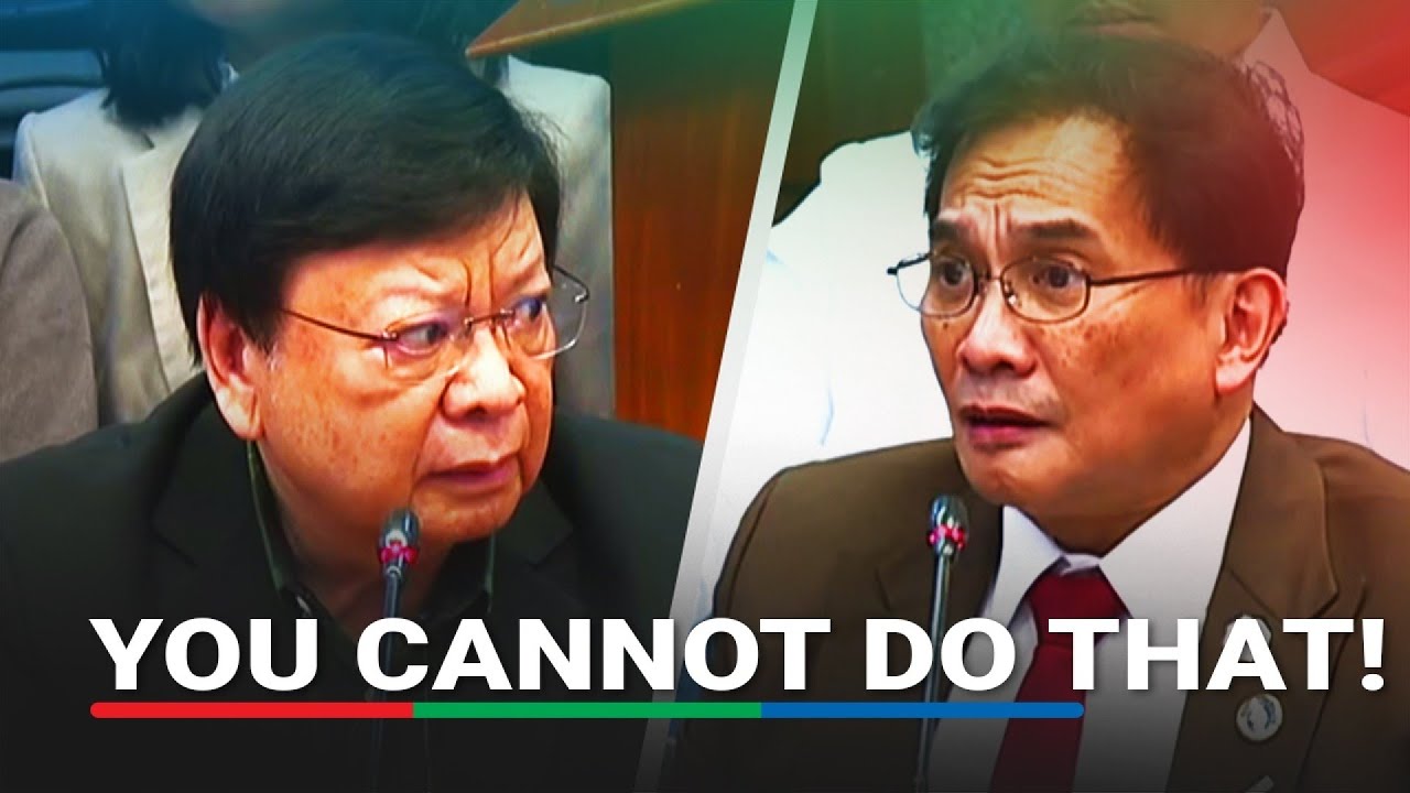 ICYMI: Marcoleta pinigilang magsalita si Fadullon nang nagkasagutan sa Senado | ABS-CBN News
