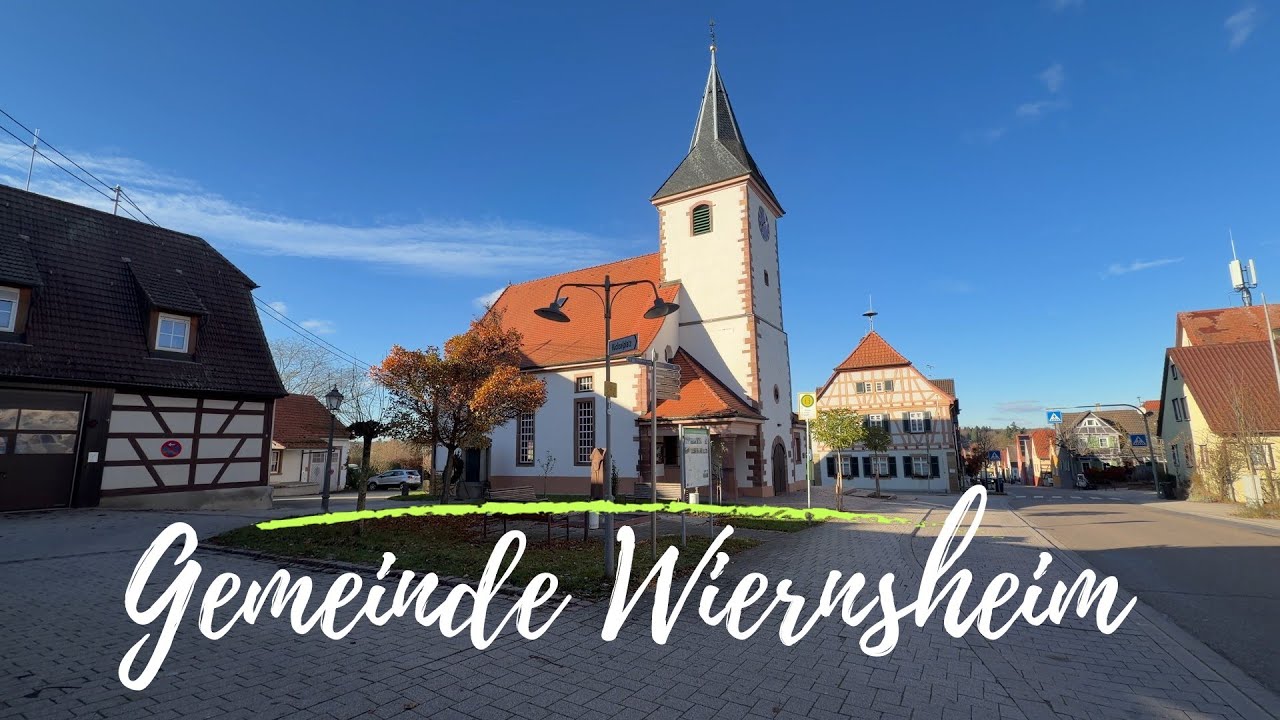 Gemeinde Wiernsheim hautnah: Serres, Pinache & Iptingen von oben und unten