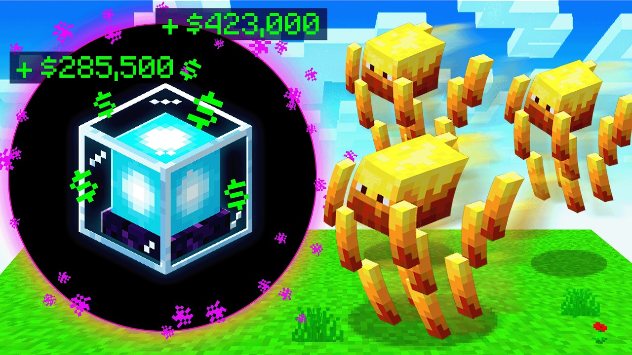 Creating The Ultimate Mob Farm In Minecraft Skyblock