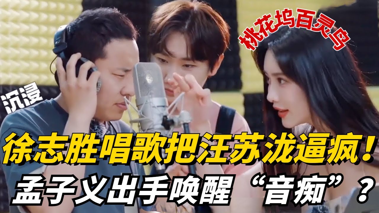 徐志胜唱歌把汪苏泷逼疯！最后还得孟子义出手解救，你俩是有点“音乐默契”的！【五十公里桃花坞3】#治愈 #综艺