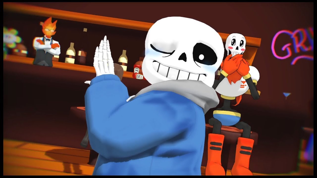 【MMD】Sansのテンションが上がったようです【Undertale】