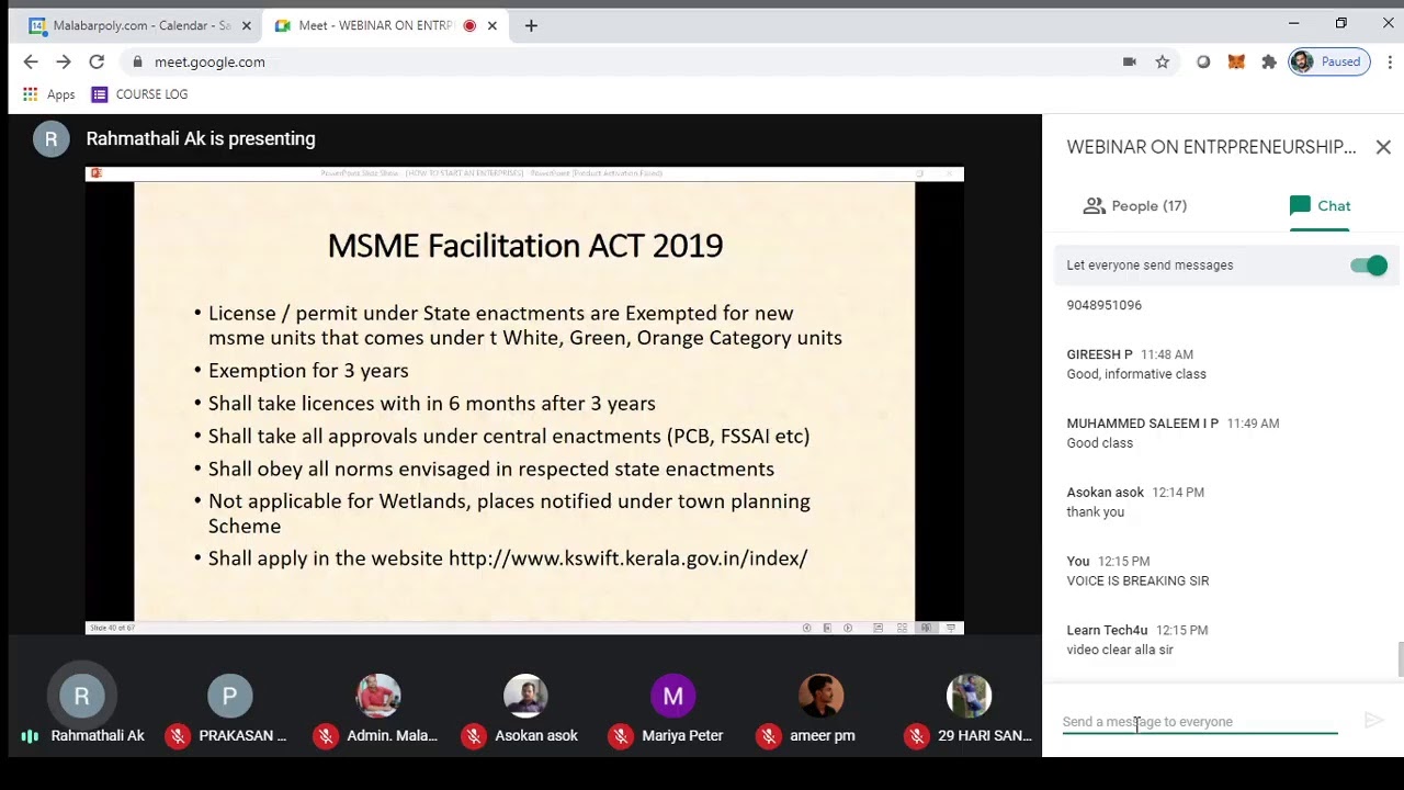 IEDC MALABAR Live Stream