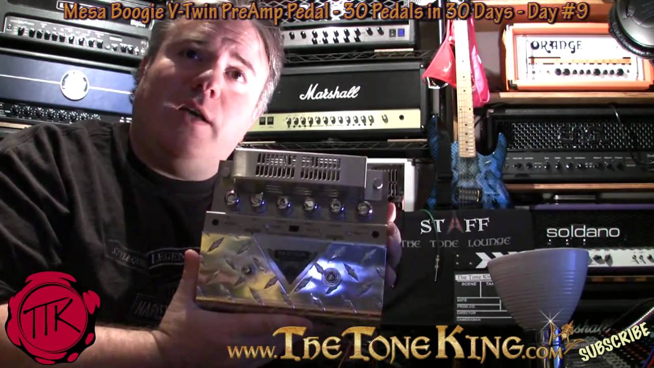 Педаль Holy Grail Tube Mesa Boogie VTwin - 30 педалей 30 дней #9 NAMM 2011 '11 V-Twin Fender Blac...