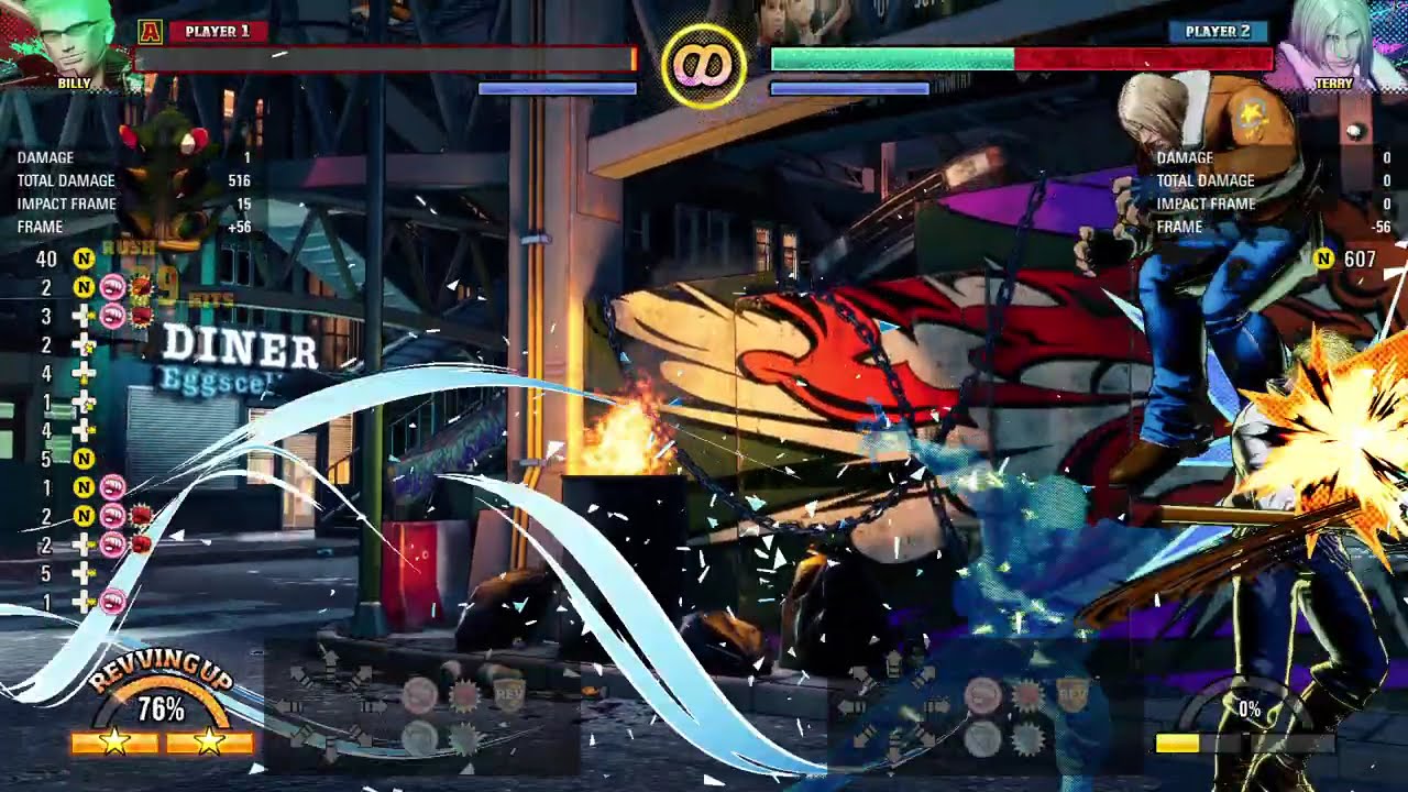 COTW Billy Kane 741 damage combo