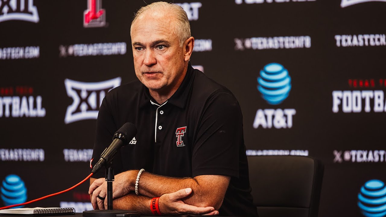 Texas Tech Football: Weekly Press Conference (ASU) | 10.13.25