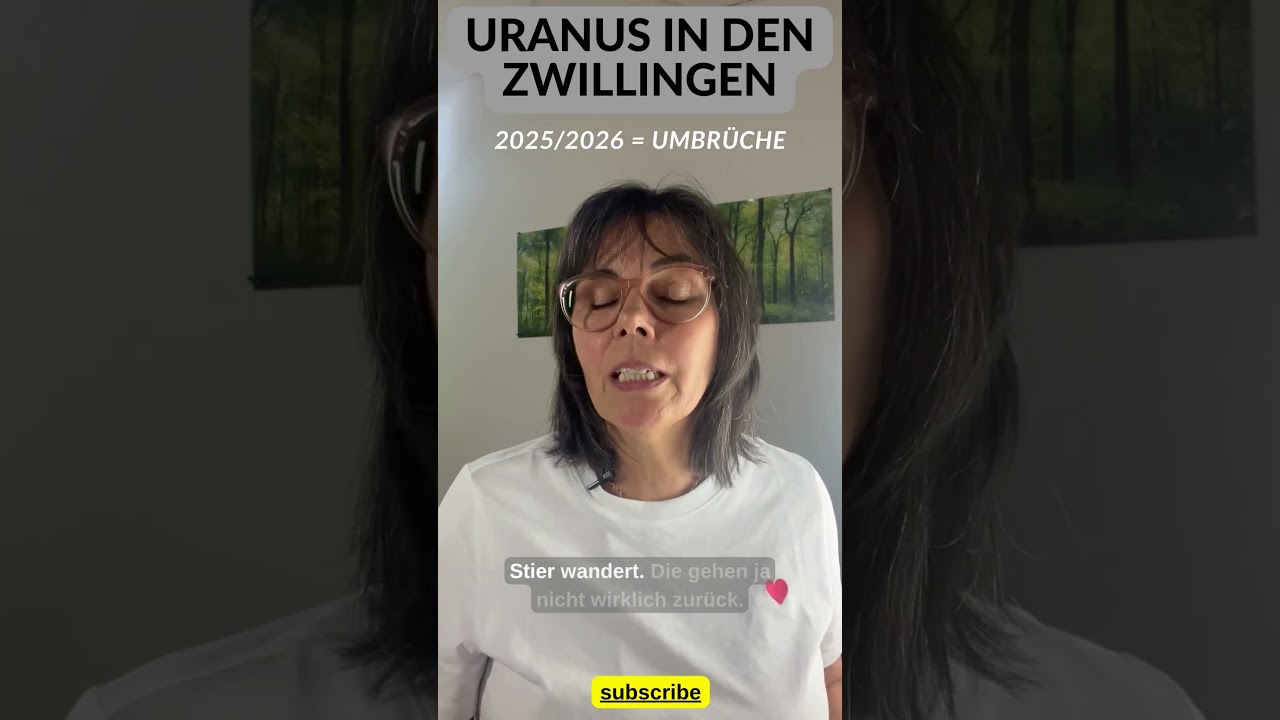 URANUS IN DEN ZWILLINGEN: JETZT!