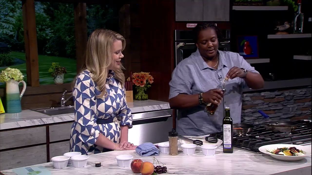 Kiara Hardy Makes Cherry Glazed Salmon