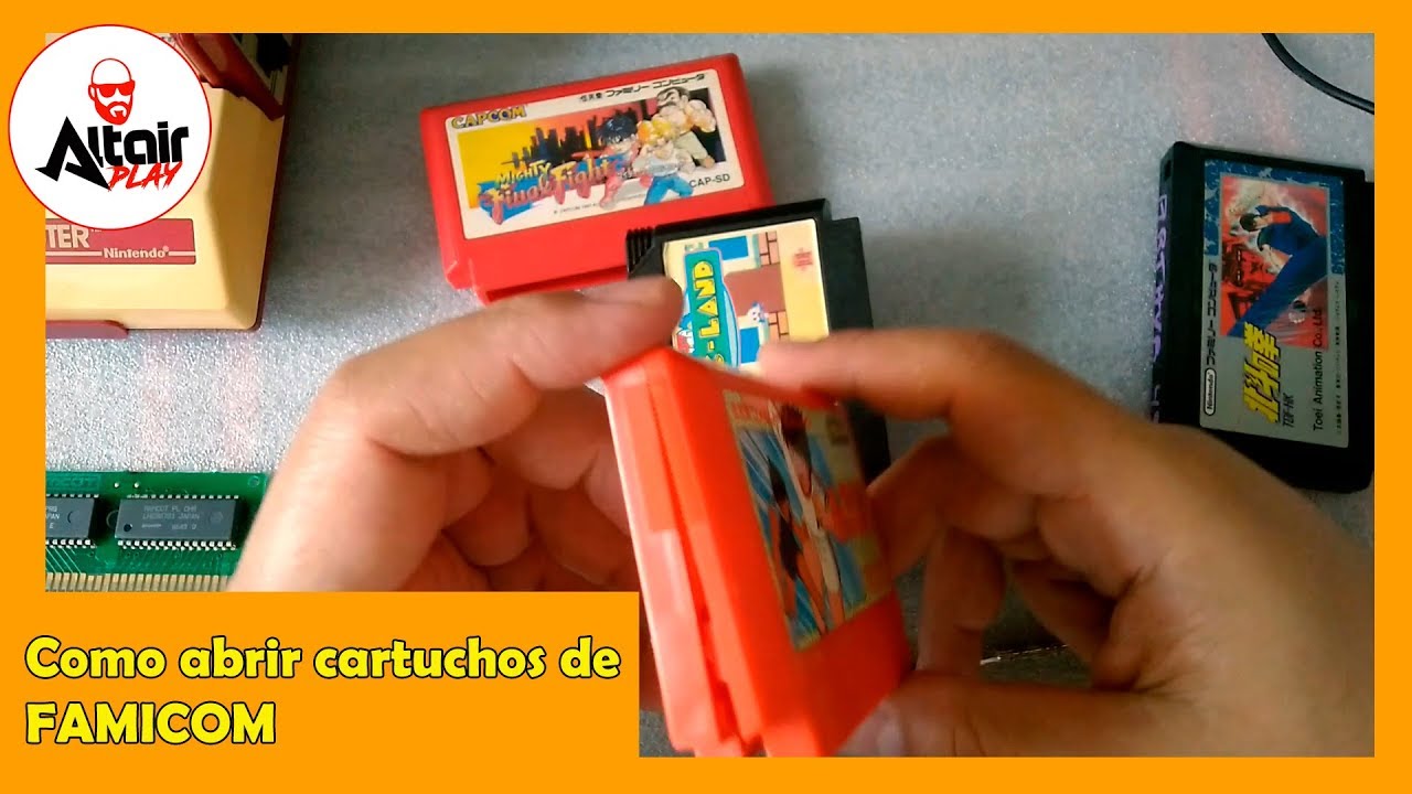 COMO ABRIR CARTUCHOS DE FAMICOM E LIMPEZA COMPLETA