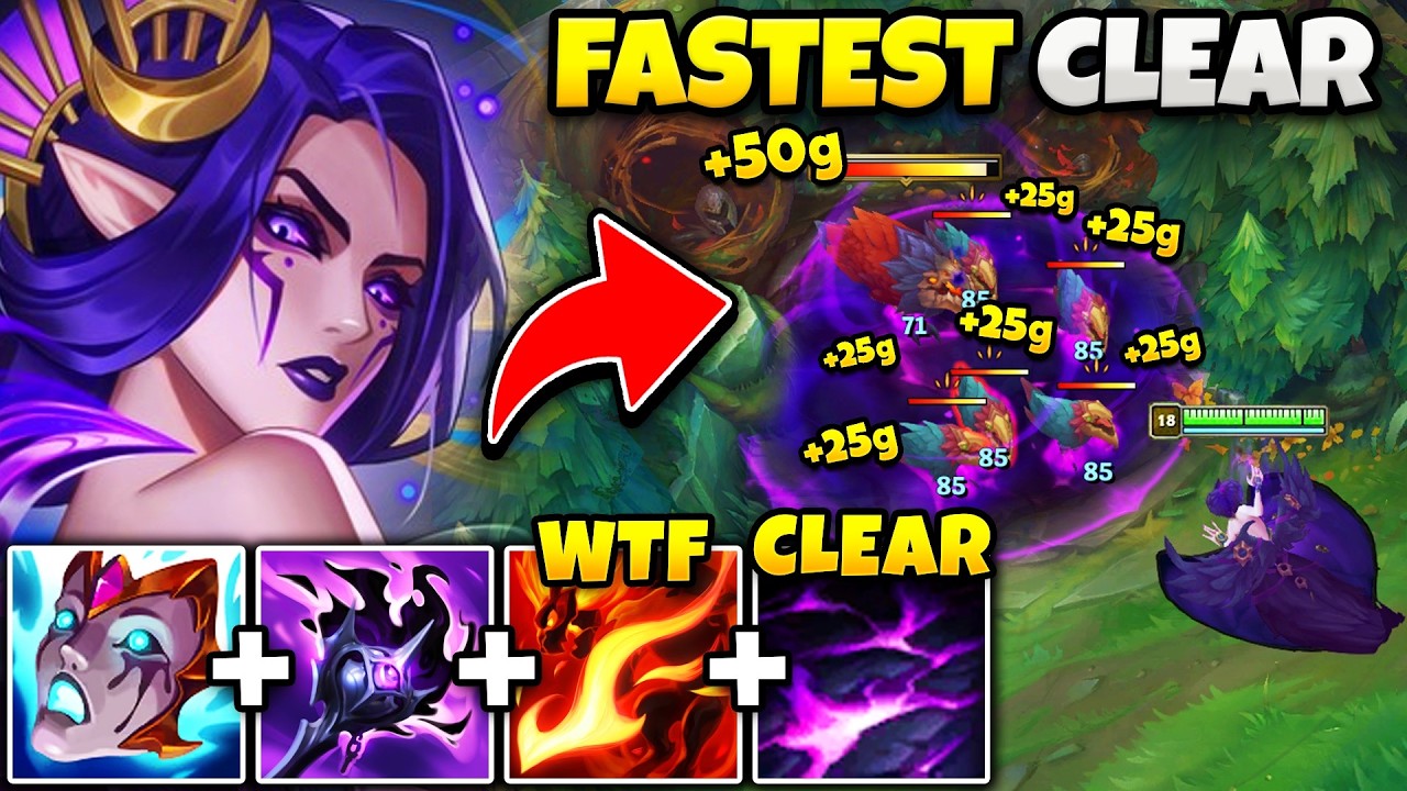 So I think Morgana is the BEST Jungler in the game... (FASTEST CLEAR OF ALL-TIME)