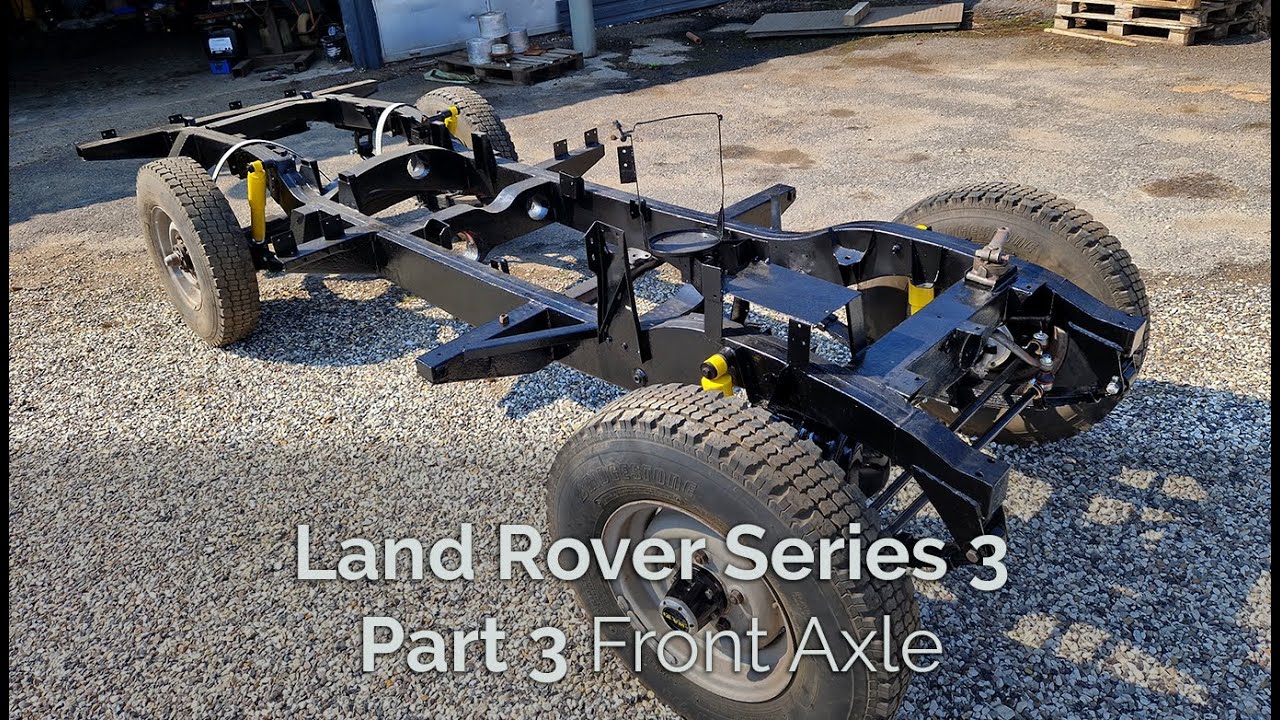 Land Rover Series 3 Restoration Part 3 - Front axle with free wheeling hubs