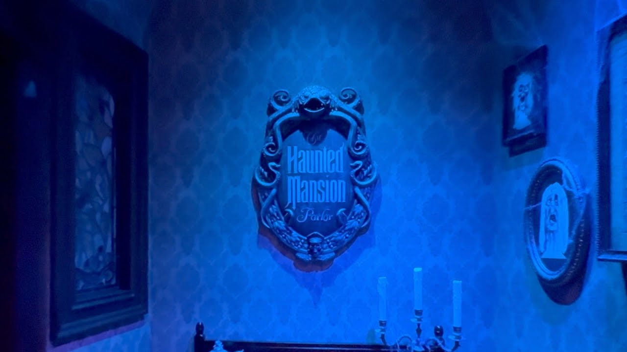 The Haunted Mansion Parlor Full Tour Aboard The Disney Treasure, Disney Cruise Line’s Newest Ship.