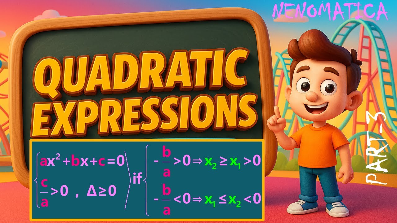 Quadratic Expressions 18-3: Analyzing and Solving Quadratic Equations | NENOMATICA