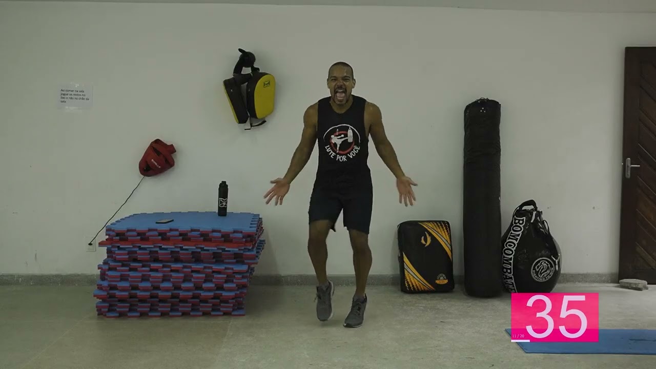 20 minutos para derreter gordura com movimentos de luta!