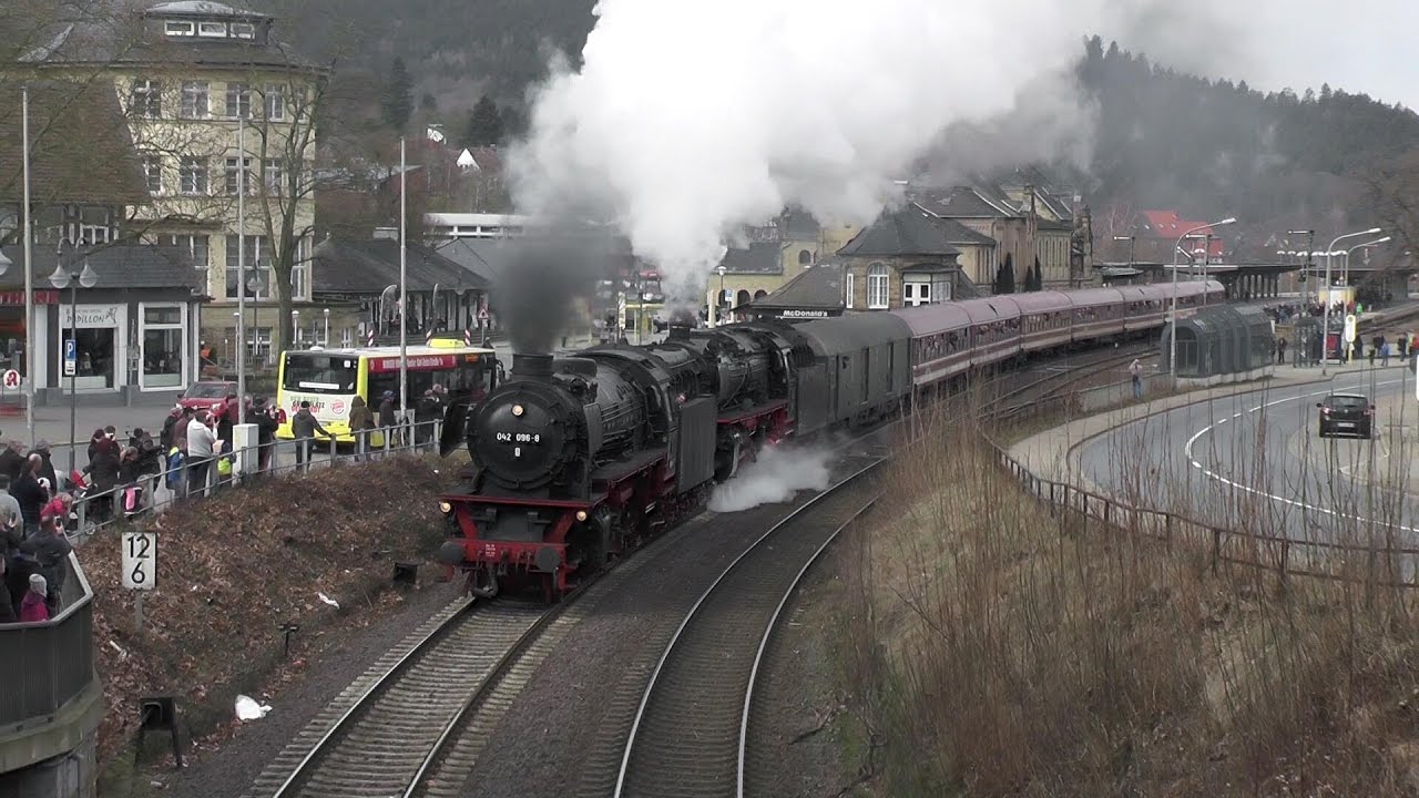 Dampfloks 41 096 & 01 150 in Goslar
