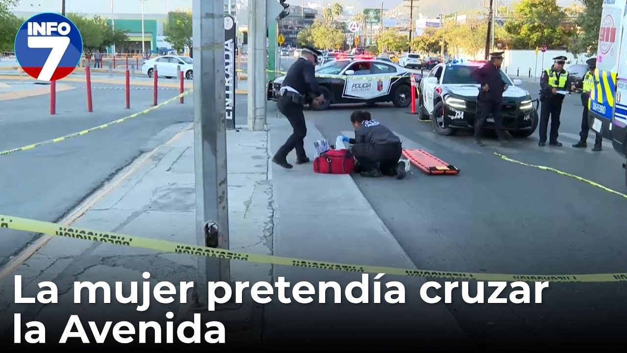 Atropello deja mujer herida en Av. San Agustín y Rocallosos en San Pedro Garza García | INFO7