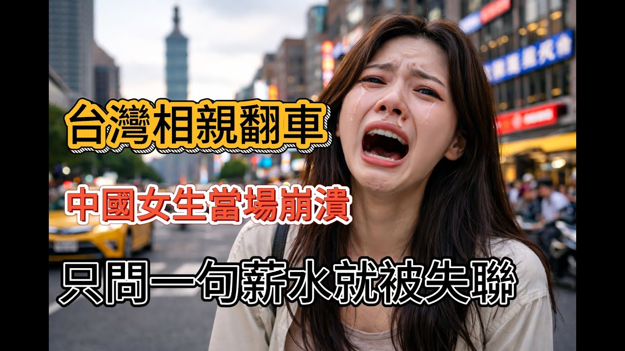 台灣相親翻車　中國女生當場崩潰　只問一句薪水就被失聯