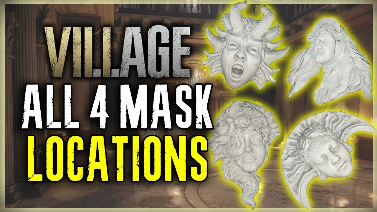 resident evil 8 village - how to get all 4 angel masks & location