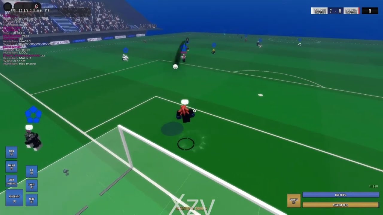 Xzv Scrim GK Montage (D1 Jump + M1 gk) | LOCKED Roblox