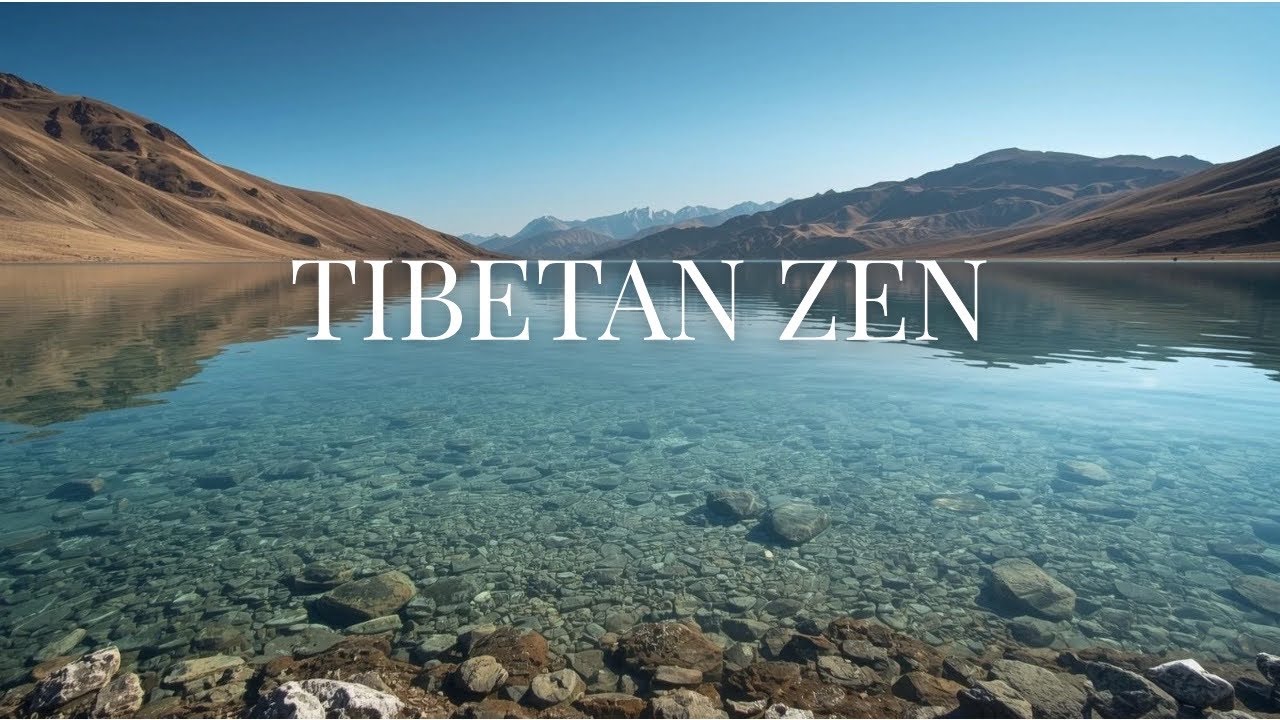 Tibetan Zen Soundscape | Warm Stillness & Distant Water | 3 Hours of Quiet Presence