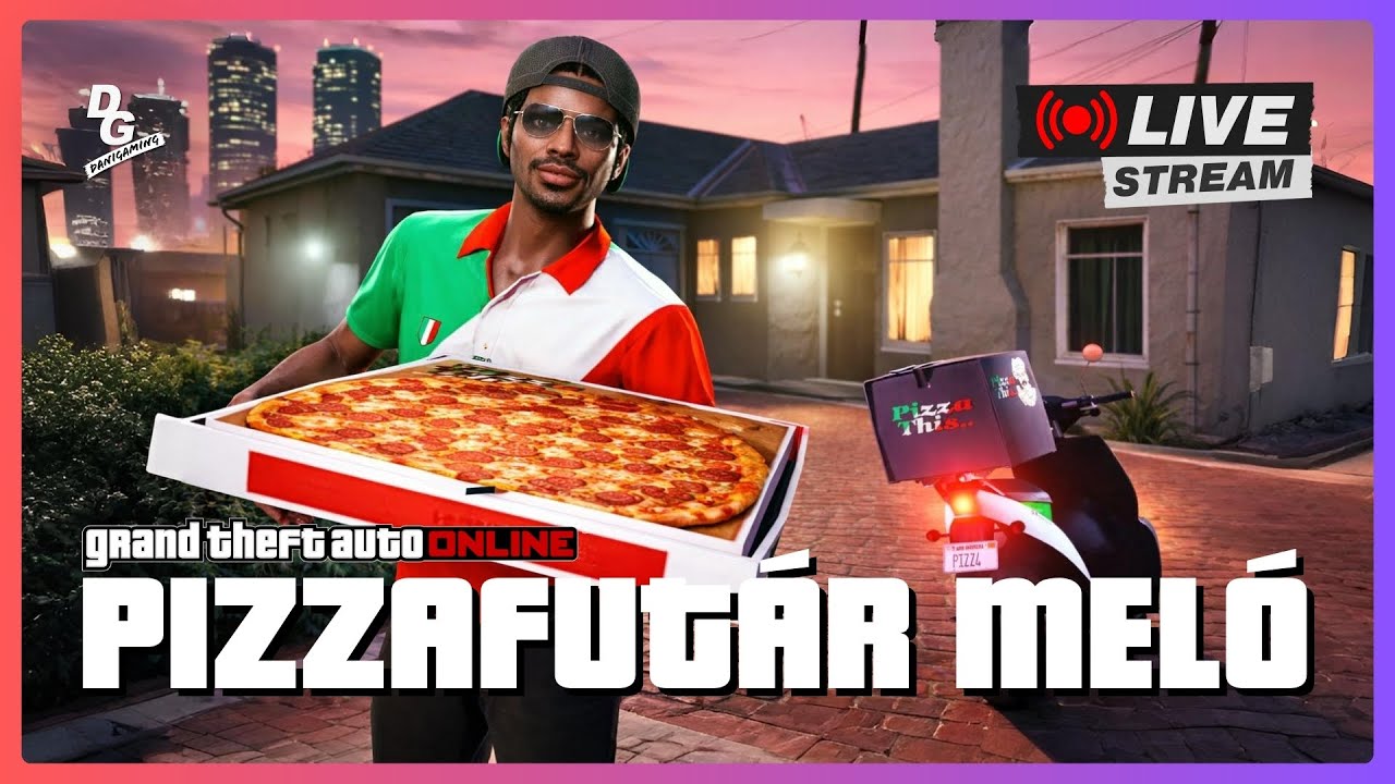 TARTSD MEG AZ APRÓT, TE MOCSKOS ÁLLAT!🍕🛵 | GTA Online LIVE STREAM🔴