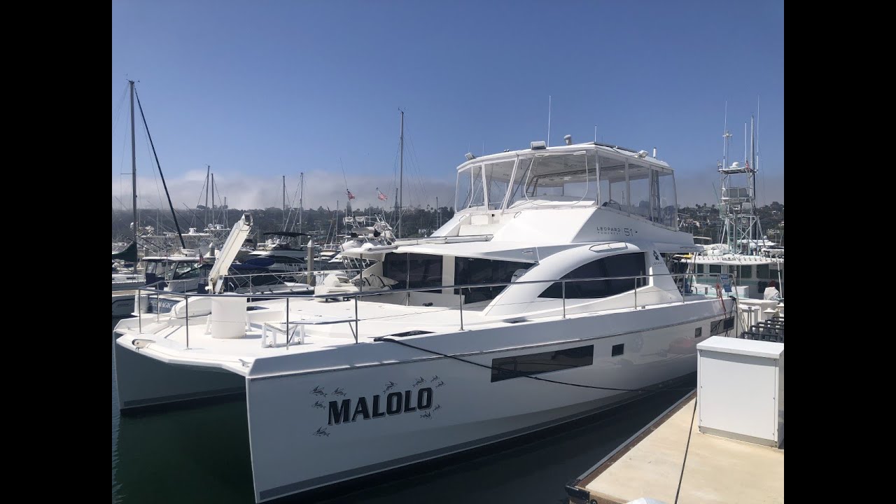 2018 LEOPARD 51 Power Catamaran.  4 cabin model in San Diego, CA.  $1,049,00