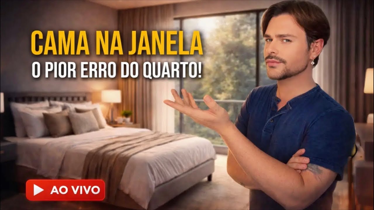 Cama na janela: o pior erro energético do seu quarto | Luiz Netto