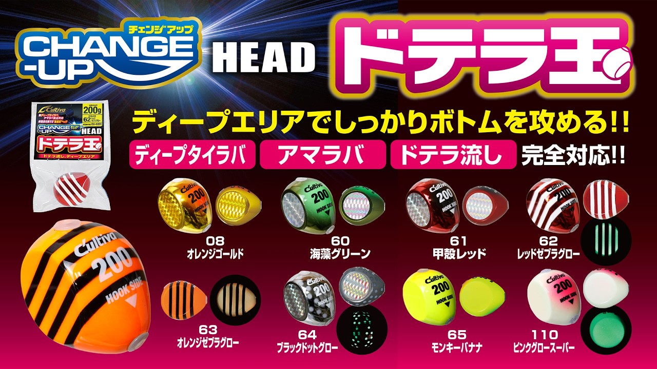 【製品紹介】チェンジアップヘッド ドテラ玉