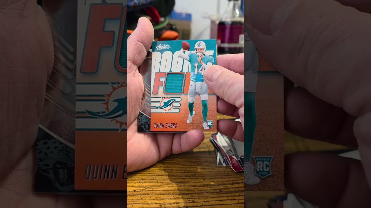 2025 absolute football Quinn Ewers jersey card