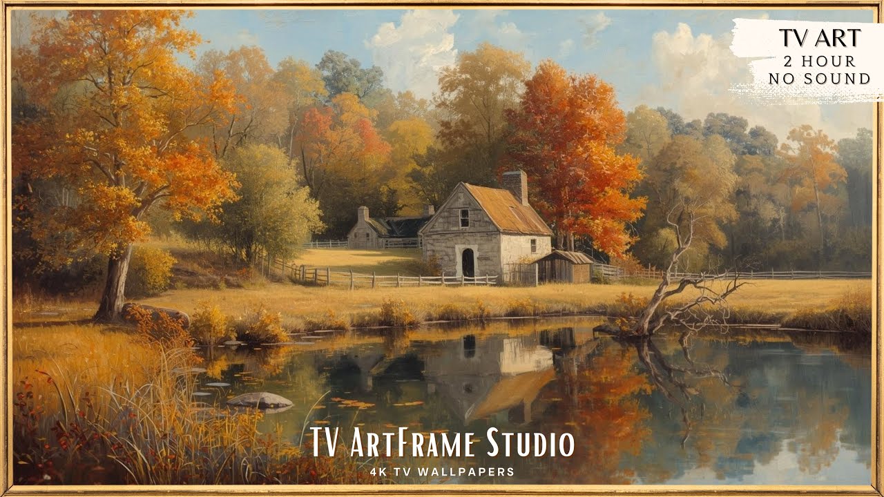 Peaceful Countryside Moment | Cozy Autumn Frame TV Screensaver