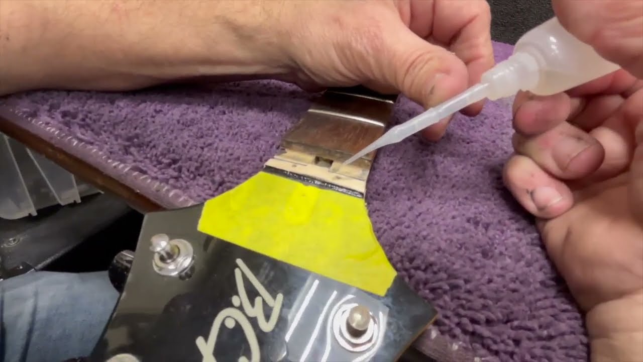 The best way to instal a Floyd Rose locking nut