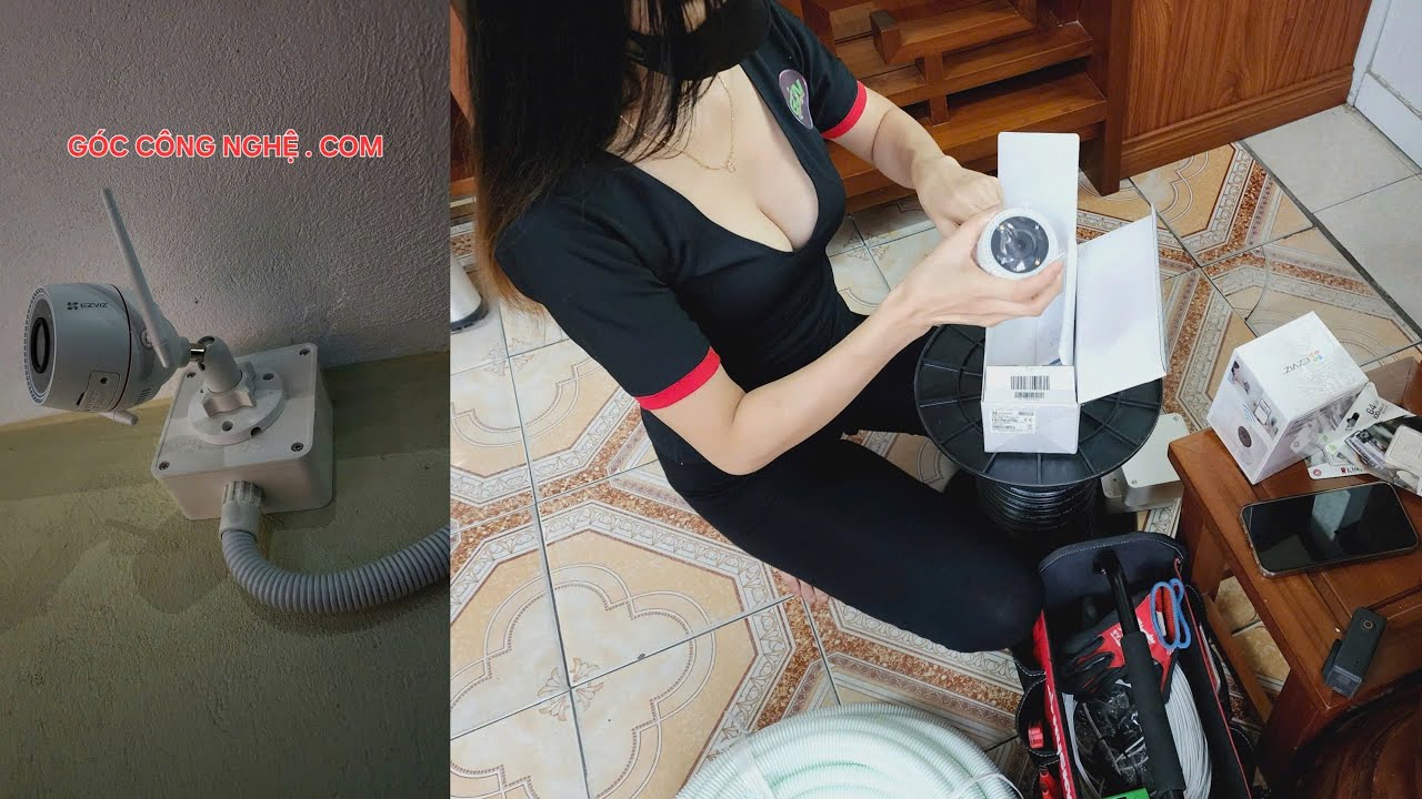 LẮP ĐẶT CAMERA NGOÀI TRỜI MƯA TỐI | MẮT NGOÀI TRỜI LẮP PHỤ KIỆN NHƯ NÀY THÌ BAO GIỜ HỎNG #cctv中文国际