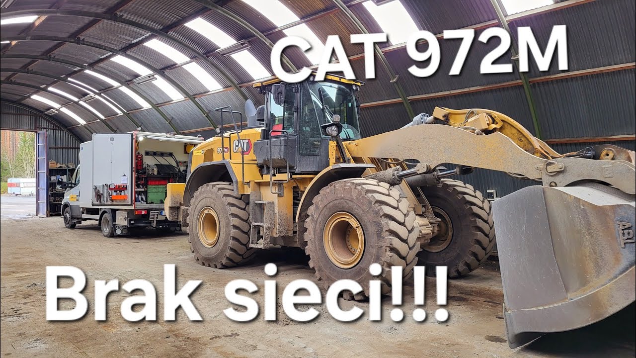 Serwis Cat 972M i brak sieci.