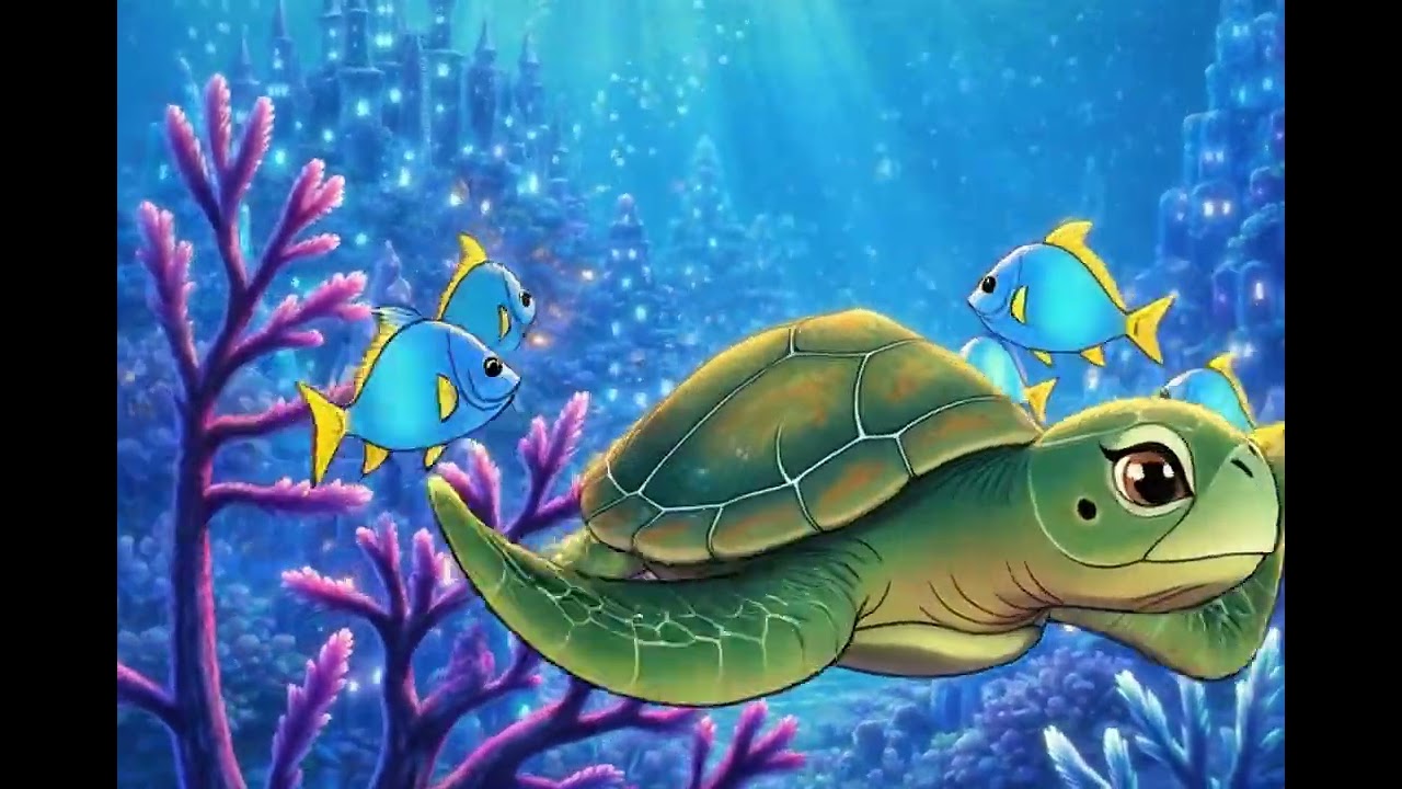 The Little Turtle and the Hidden Ocean Heart 🐢✨ | Magical Underwater Short Story