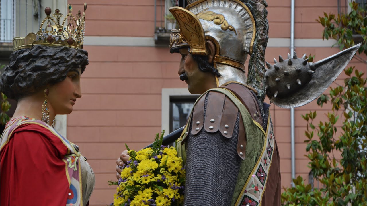Balls dels Cabeçuts, Gegants i Cavallets de la ciutat d’Olot per Corpus (06/06/2021)
