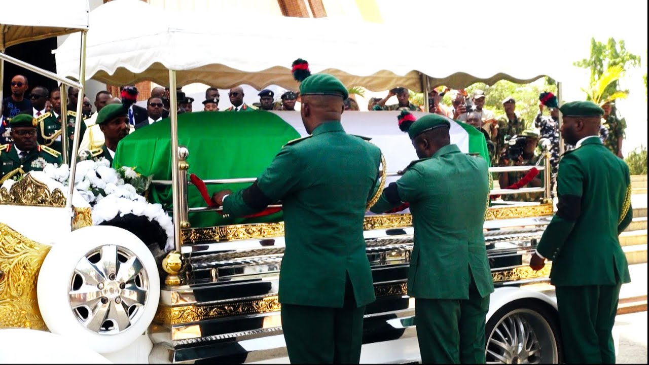 Lagbaja Goes Home:Watch The Funeral Service of Late Chief of Army Staff Who Passed In Active Service