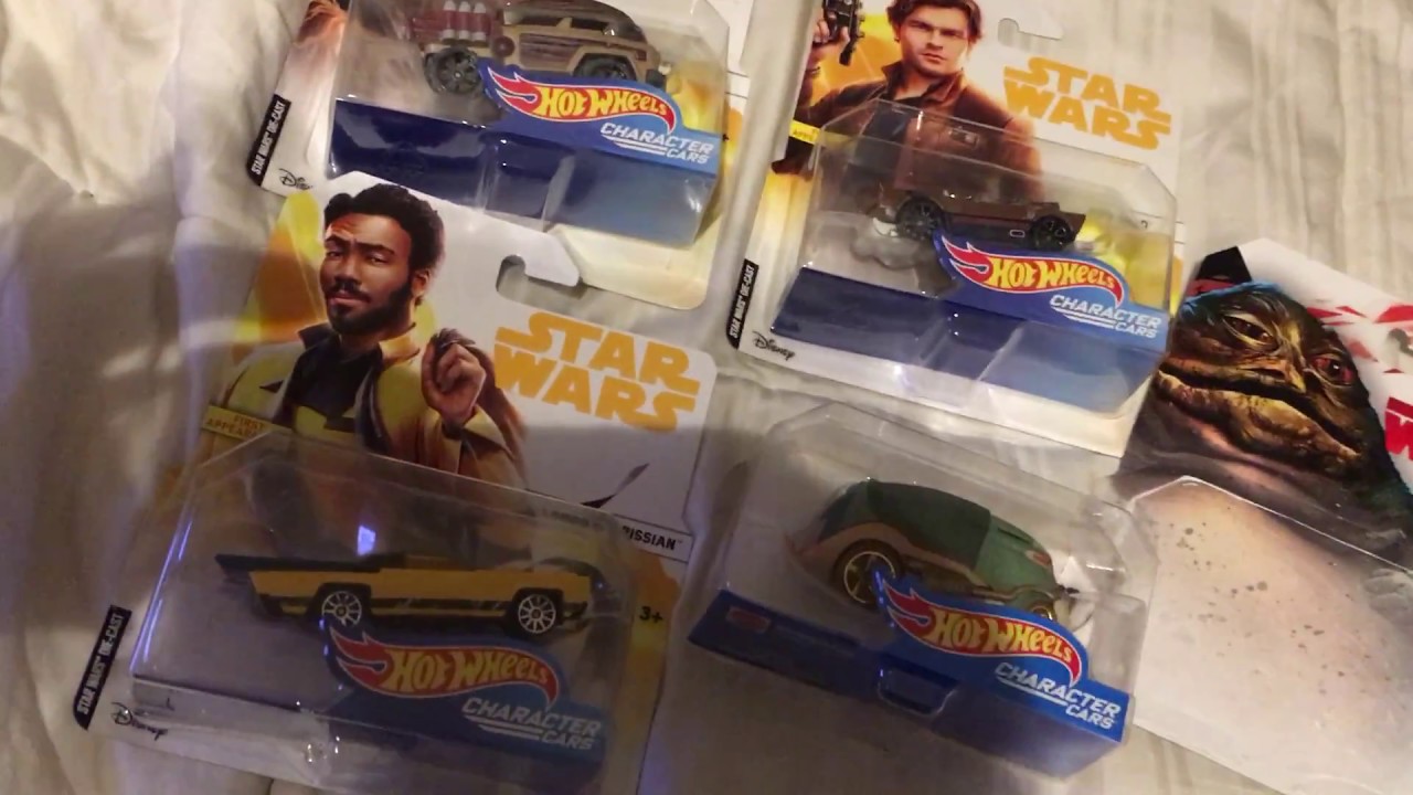 Star Wars: Hot Wheels! NEW Han Solo, NEW Chewy, Lando Calrissian! First Appearance Character Cars!