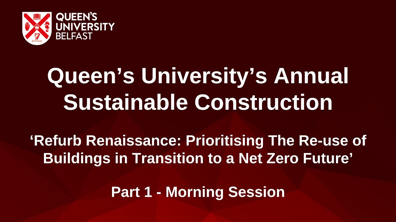 Sustainable Construction Conference 2025 | Part 1 - Morning Session