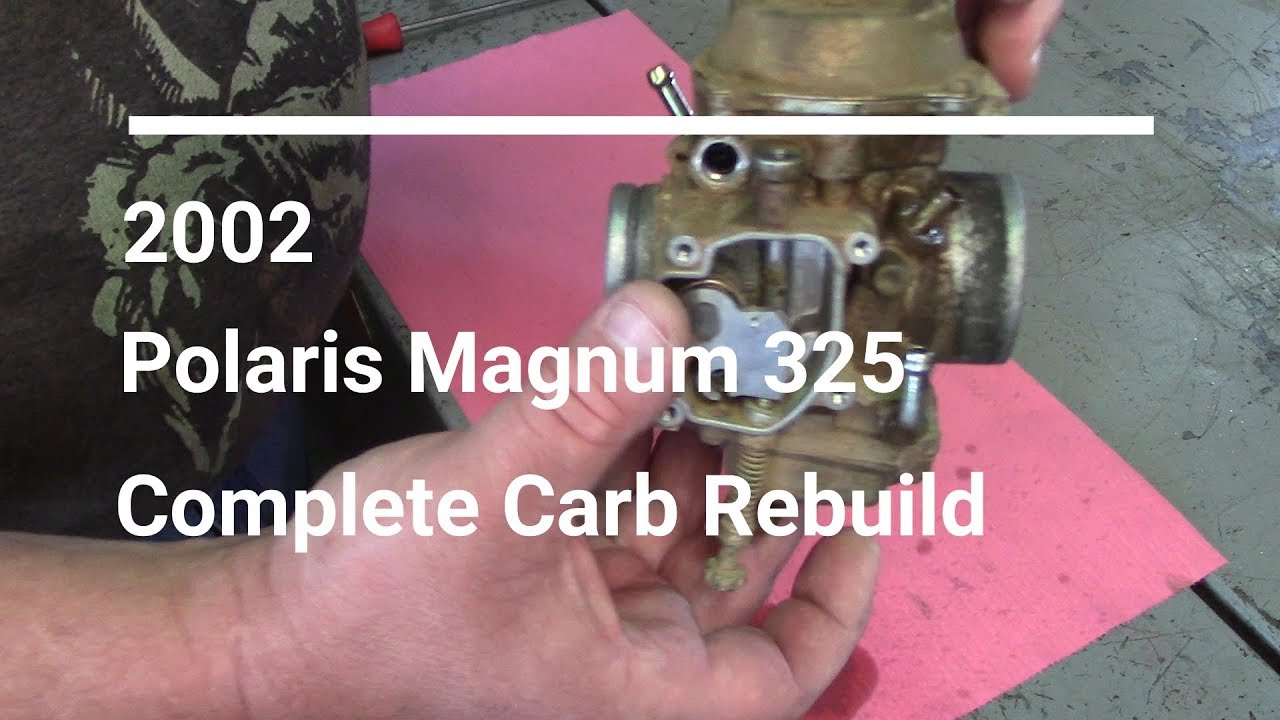 2002 Polaris Magnum 325 carb rebuild