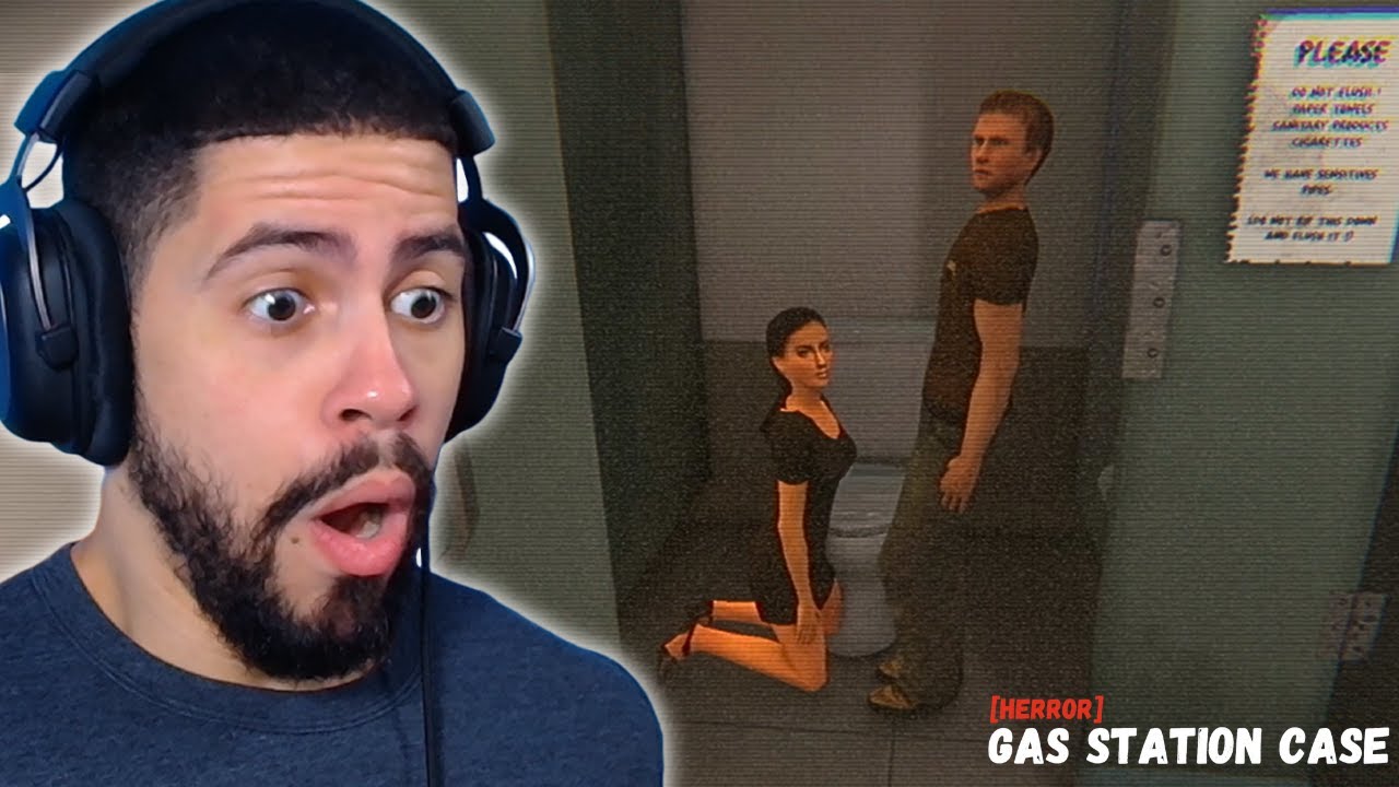 NÃO ABRA A PORTA DO BANHEIRO NESSE JOGO DE TERROR! - [HERROR] Gas Station Case