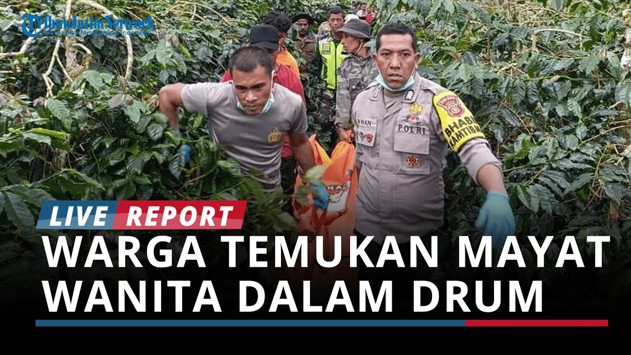 Warga Temukan Mayat Wanita Dalam Drum Terkubur di Kebun Kopi Bener Meriah Aceh