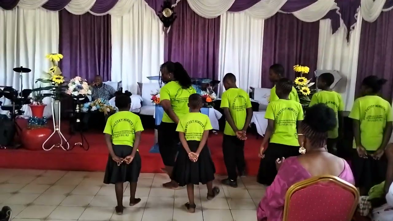 A very big God dance by Angel group